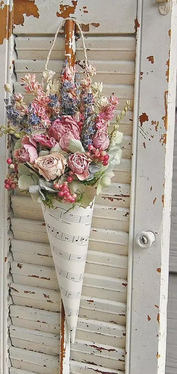 10个高颜值干花教程美爆了附教程,干花制作5朵花教程