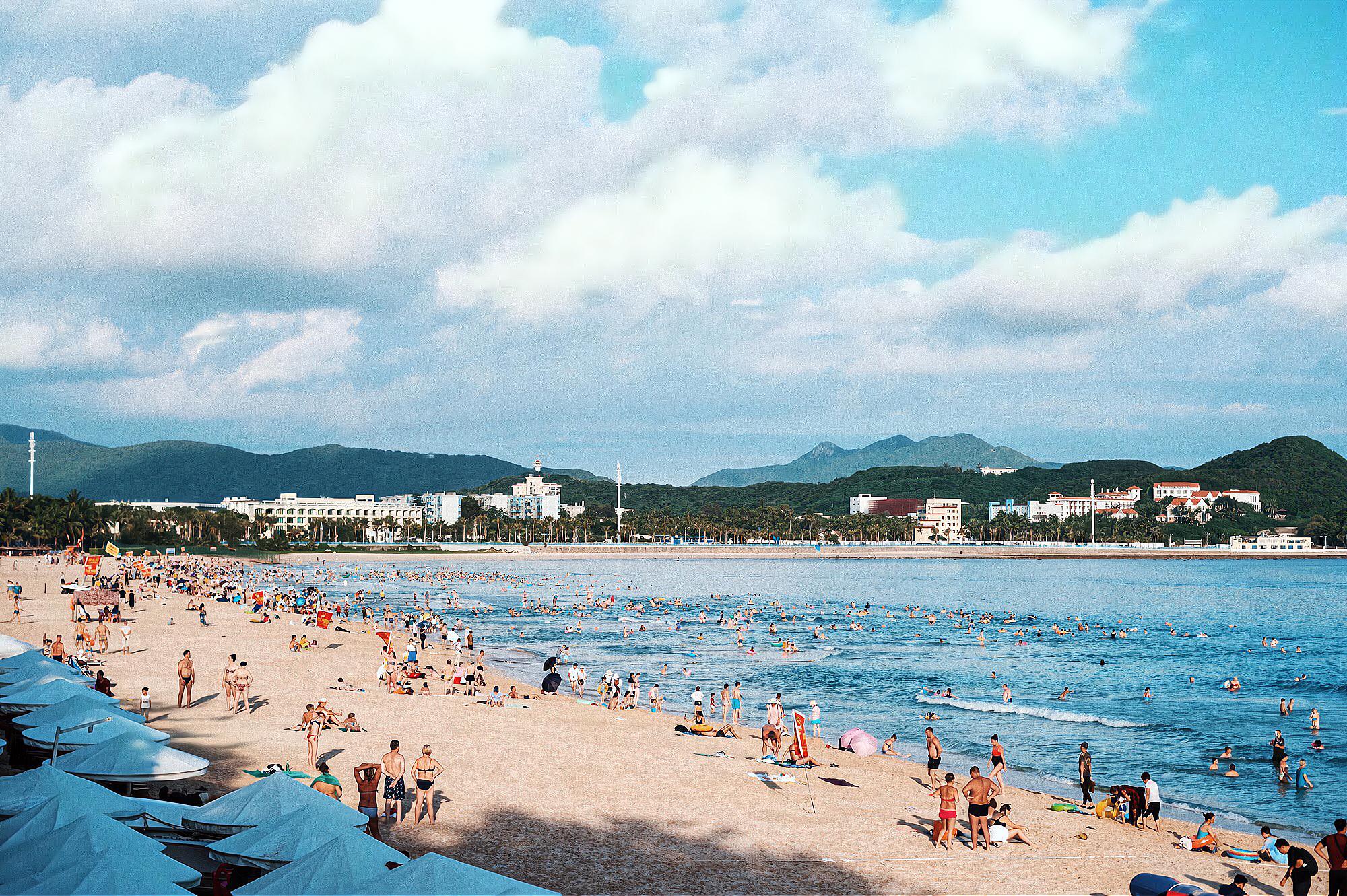 三亚大东海免费游玩,三亚大东海湾免费浴场