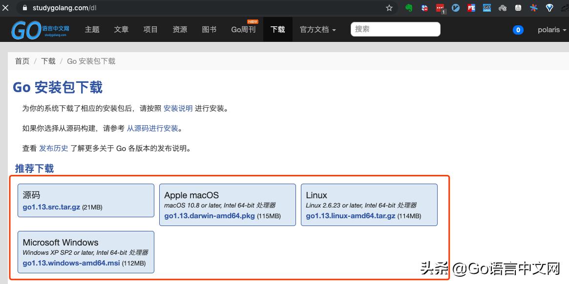 go语言编写入门教程,go语言搭建web项目