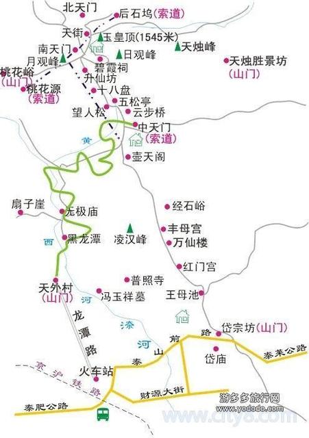 山东十大名山五岳独尊泰山,五岳第一山泰山