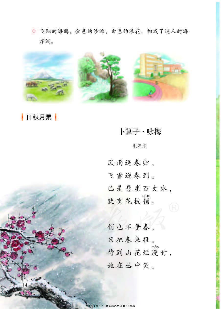 部编版语文四年级下册电子课本，老师家长都需要