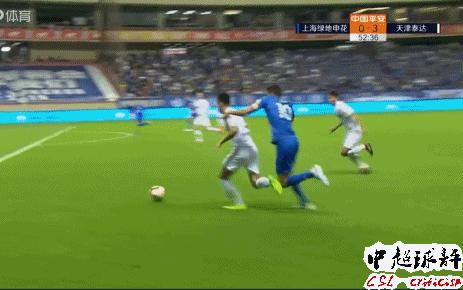 中超出现戏剧性一幕,中超当红国脚再现一世界级表现