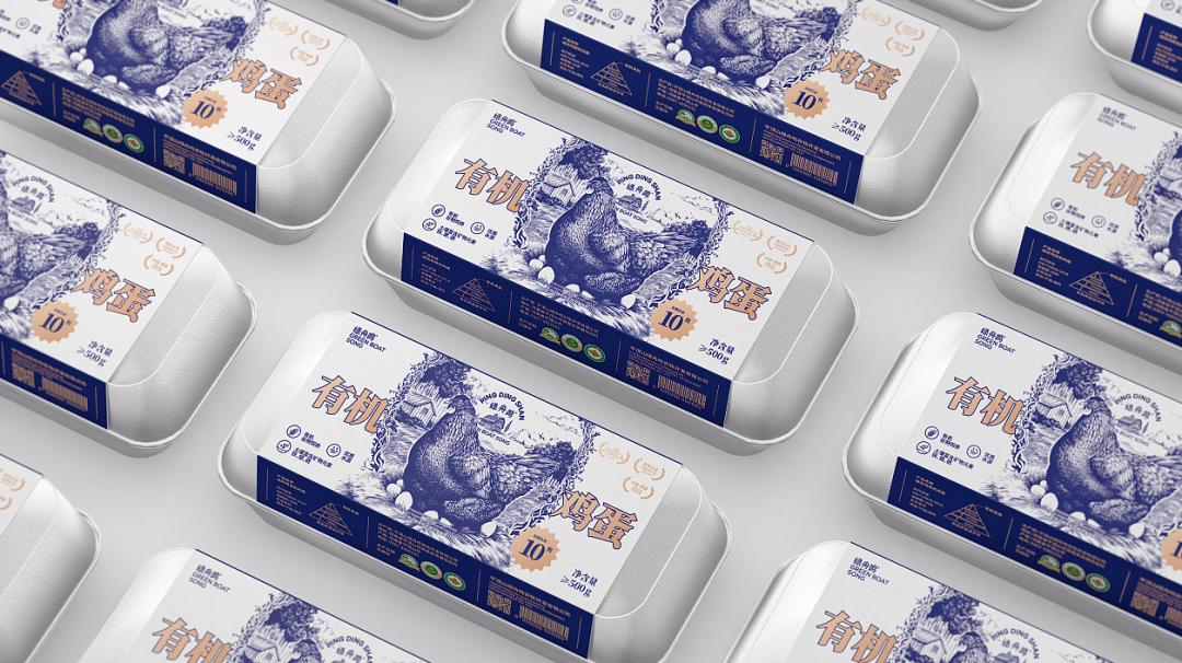 鸡蛋包装盒设计图解,鸡蛋包装整体美观