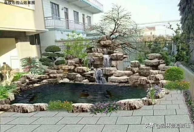庭院假山鱼池施工步骤,简单的假山鱼池制作方法