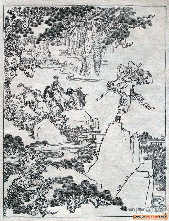 《西游记》之三打白骨精背景图,西游记三打白骨精文字版图文