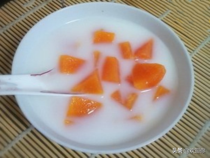 木瓜炖奶,木瓜下奶的最佳吃法