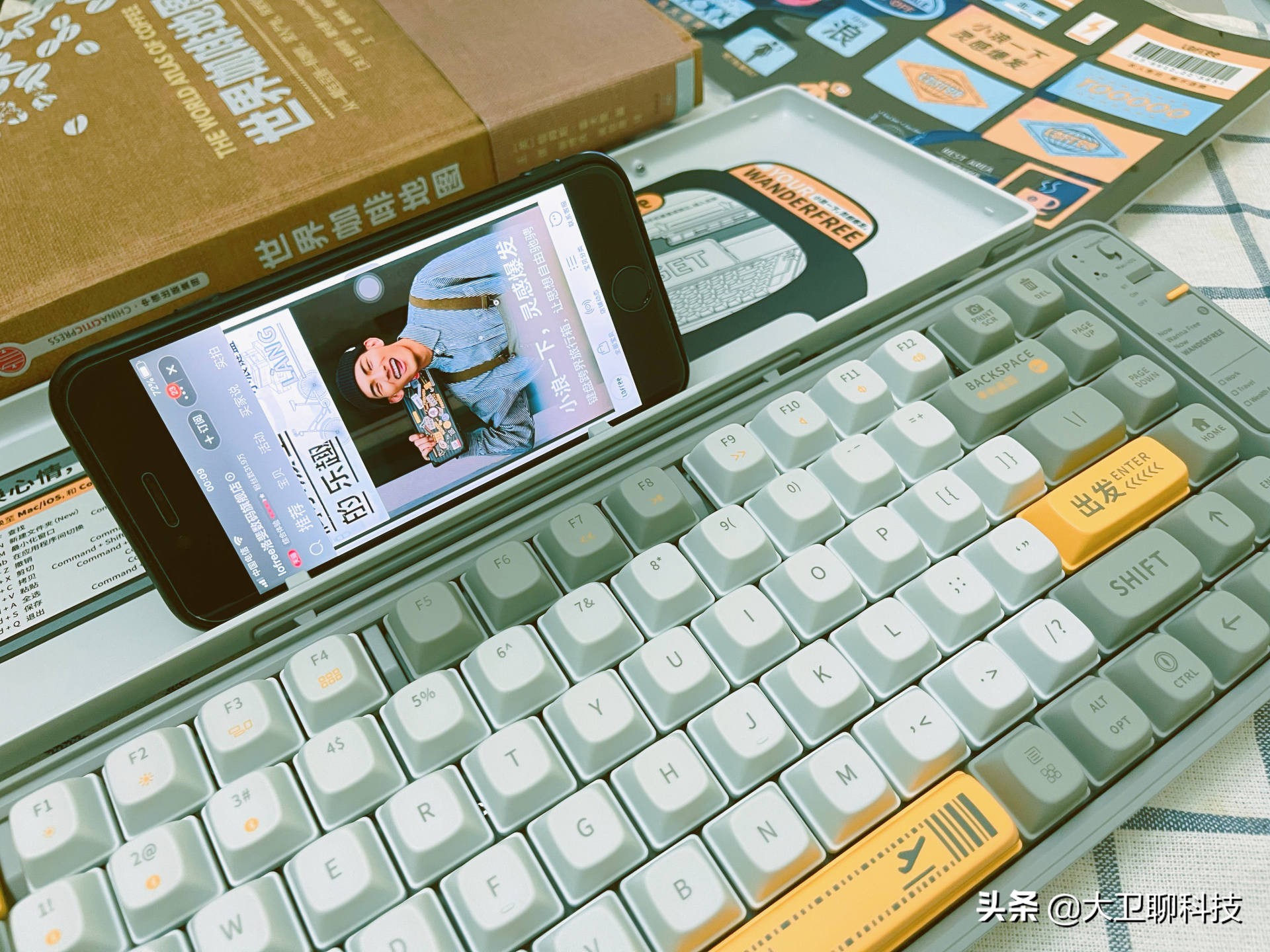 可携带迷你小键盘,洛斐LOFREE无线机械键盘