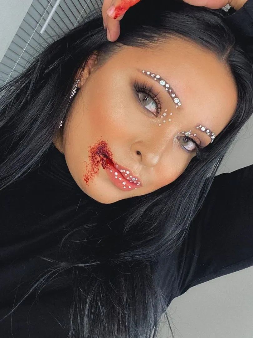 美妆博主万圣节妆容,国外美妆博主万圣节