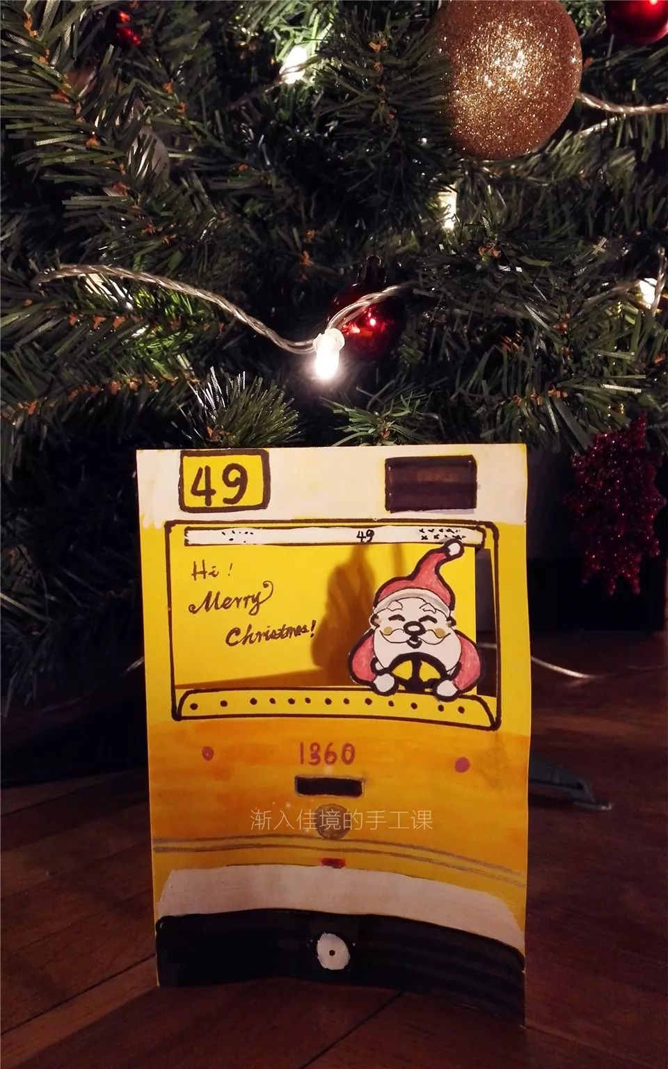 圣诞贺卡手工怎么画图,手工折纸贺卡立体圣诞