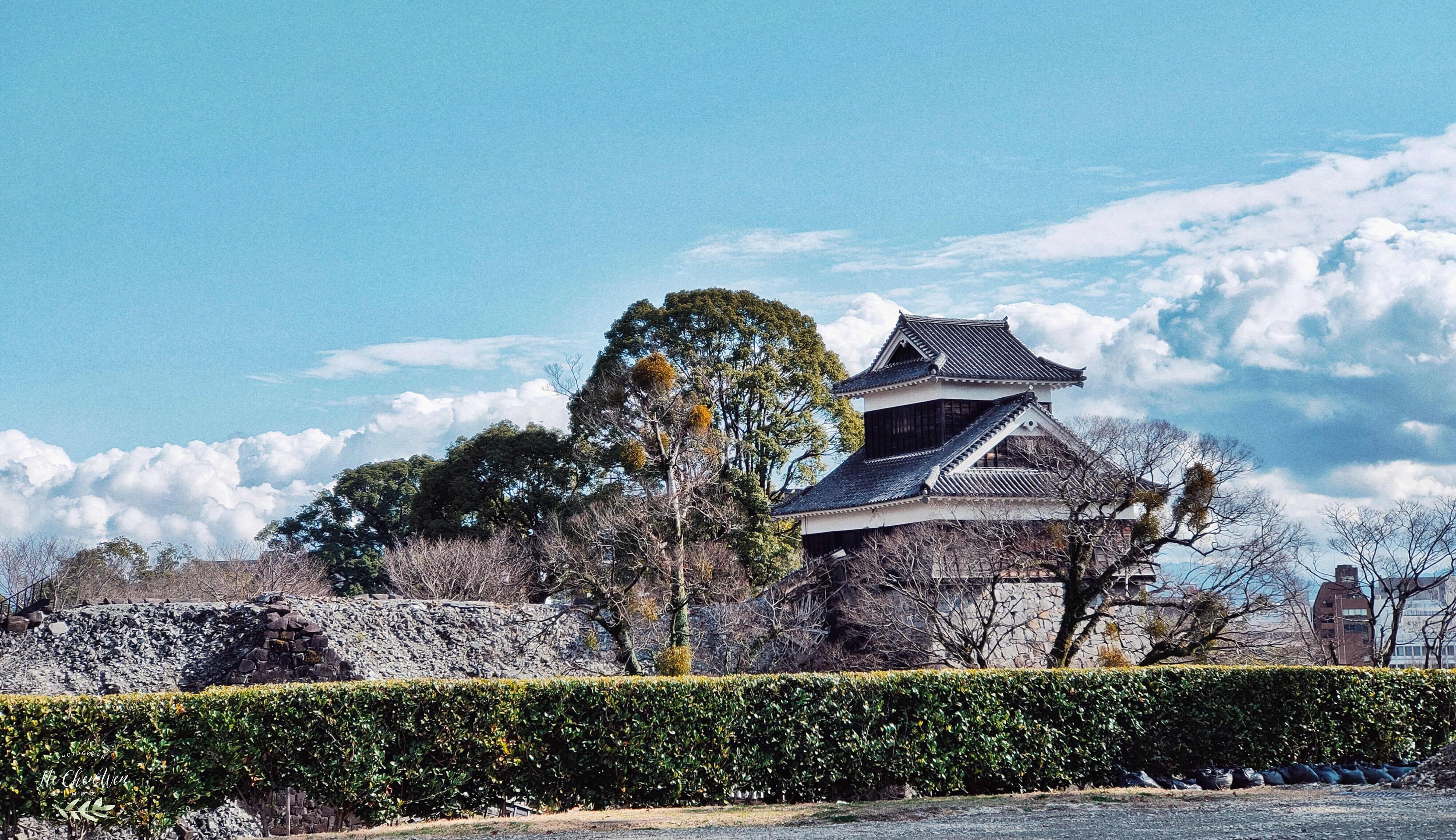 日本三大古城熊本城,日本京都标志性建筑