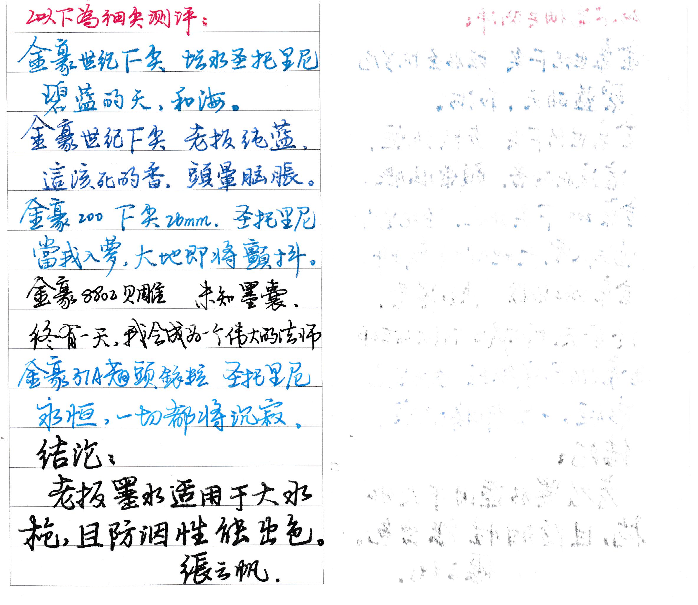 好用不漏墨水速干钢笔,好用不堵钢笔墨水推荐