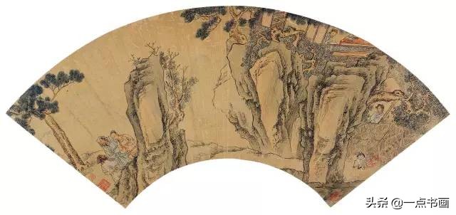 明仇英拍卖60亿的作品,明仇英桃源仙境图临摹