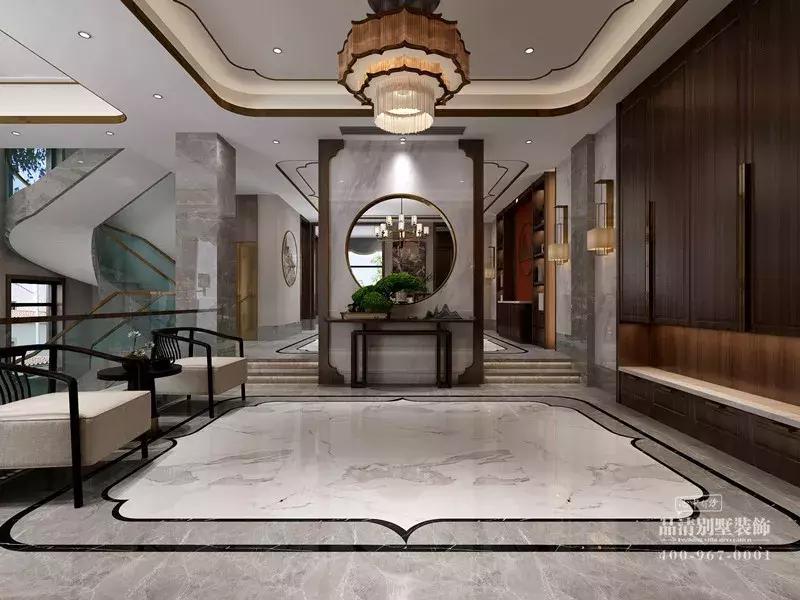 常州别墅装修｜东方深沉韵味，幽幽新中式风