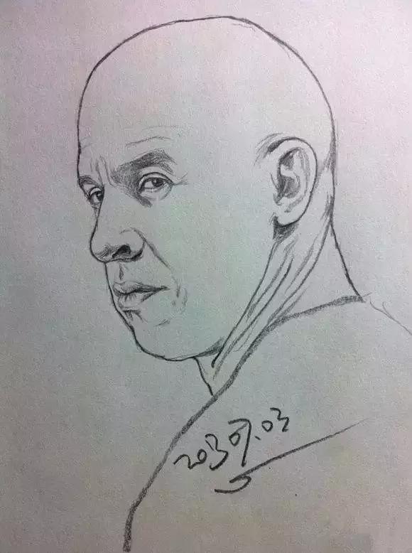 人物速写肖像画,速写是看一眼就能画出来的吗