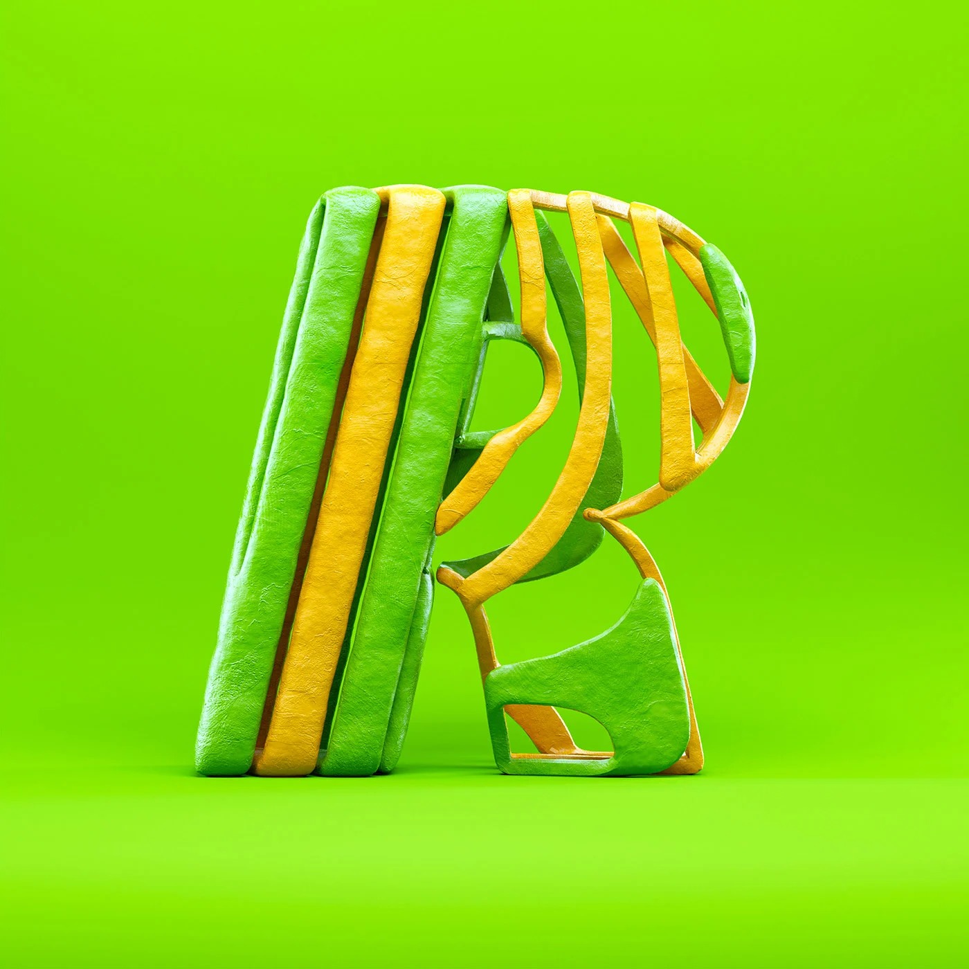 字母的异形设计,为喜欢的字母设计一个创意的造型