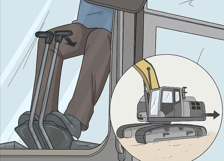 如何操作一台挖掘机,挖掘机怎么操作小视频