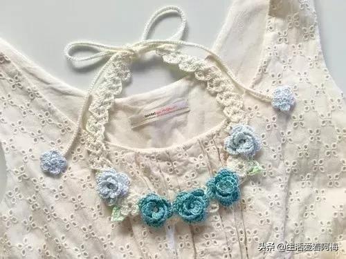 钩针编织时尚首饰项链视频教程,柠檬耳环钩针图解