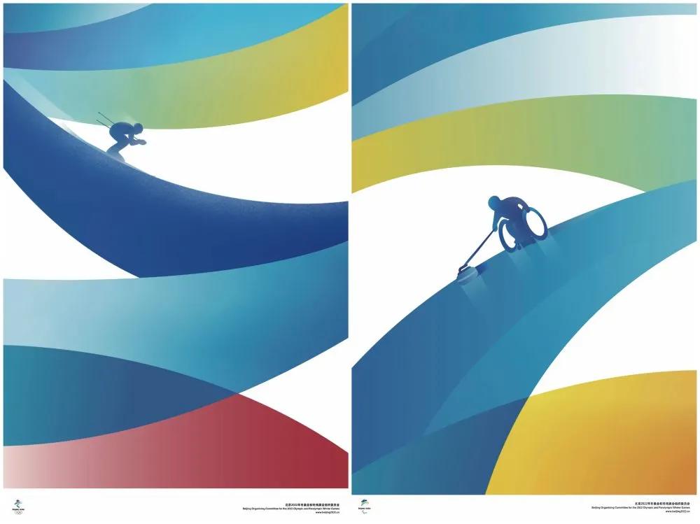北京冬奥会宣传海报图片,2022年冬奥会海报绘画