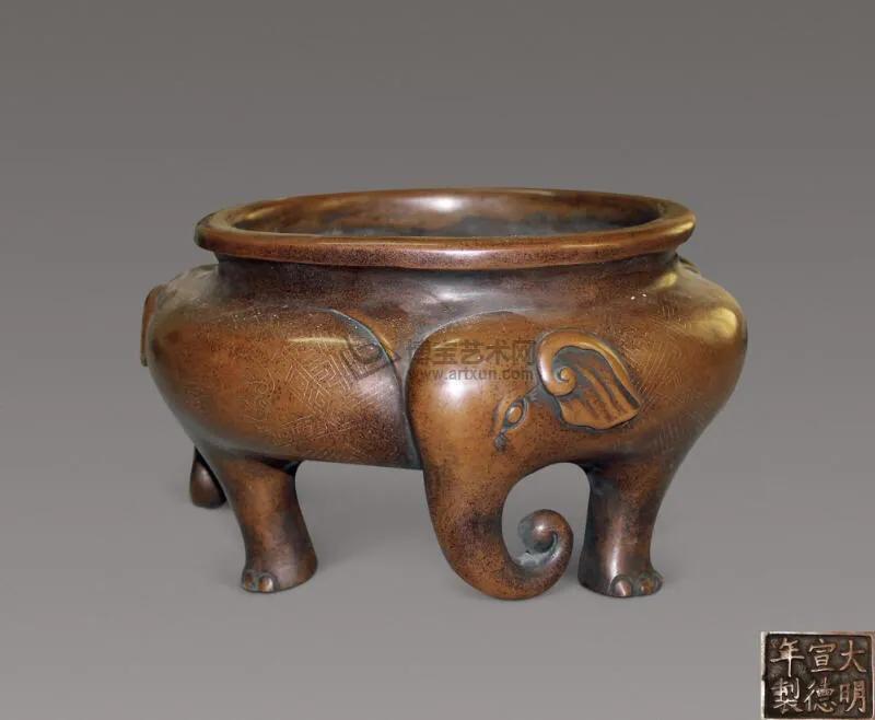 狮耳宣德炉内膛鉴别,明代宣德炉真假鉴别