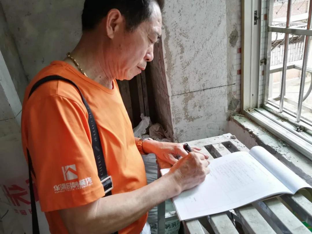 华浔总部巡查梅州工地,华浔工地巡检