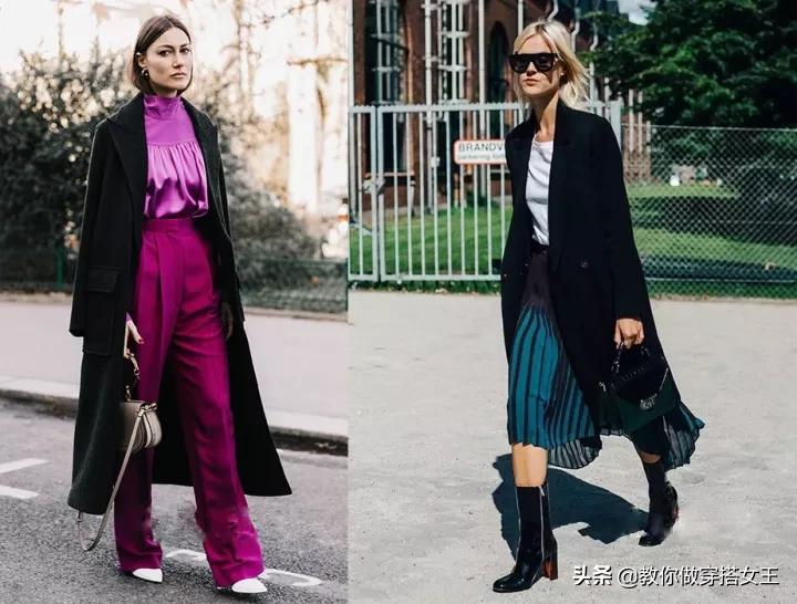 红色长大衣和黑色长大衣哪个好看,小个子穿长大衣怎么搭配好看