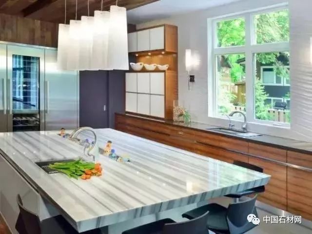 厨房多色台面,最流行的厨房大理石台面