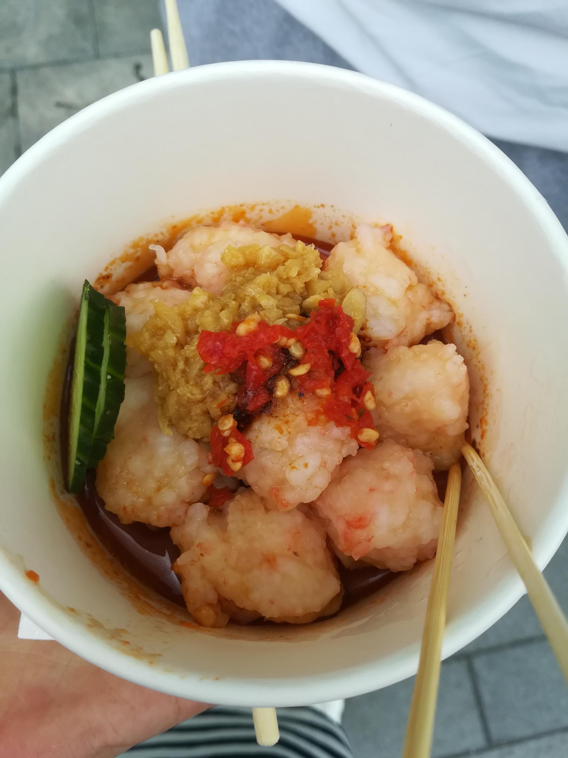 网红虾滑,北京路网红虾滑