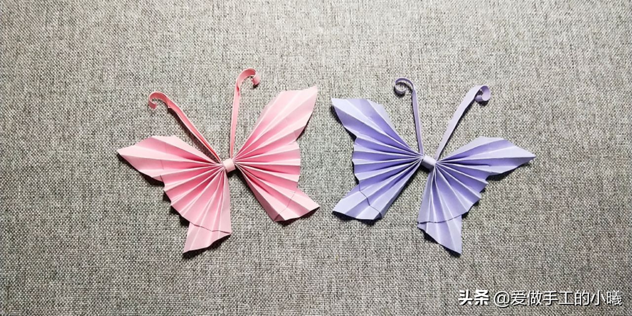 小蝴蝶折纸教程简单,小蝴蝶折纸手工教程大班