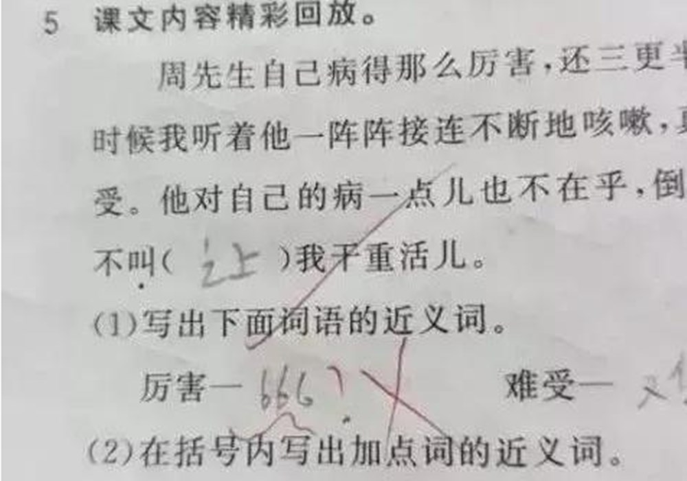 小学生脑洞清奇答题,小学生脑回路清奇答题