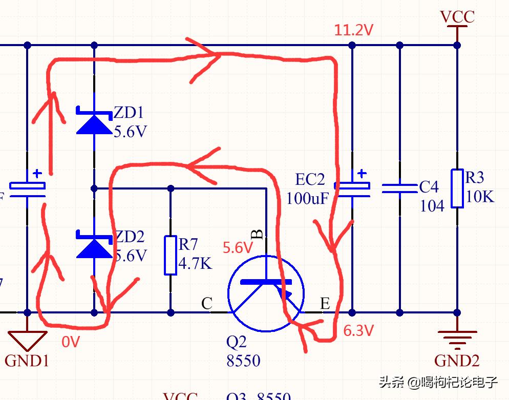 班门弄斧了，我来尝试分析下这个有意思的电路设计