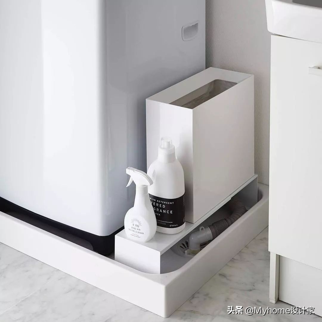 太变态了！1㎡洗衣房都能榨出5倍收纳，不愧是日本主妇