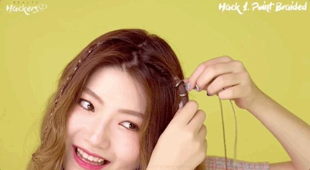 女团发型教程简单漂亮,女团发型甜酷风格戴大蝴蝶结