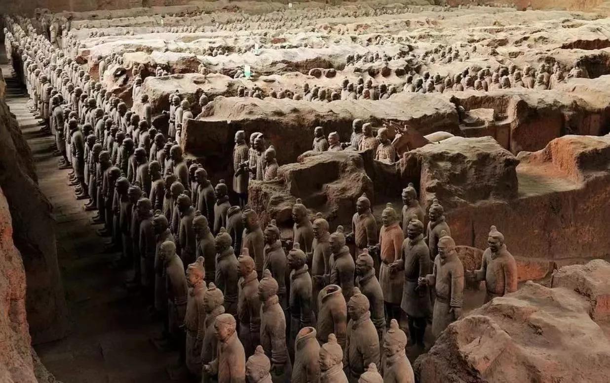 八个从未见过的秦始皇兵马俑,发现秦始皇兵马俑的全过程