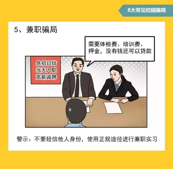 #净网2019#拆解8种常见校园诈骗套路，学生*党**务必看过来！