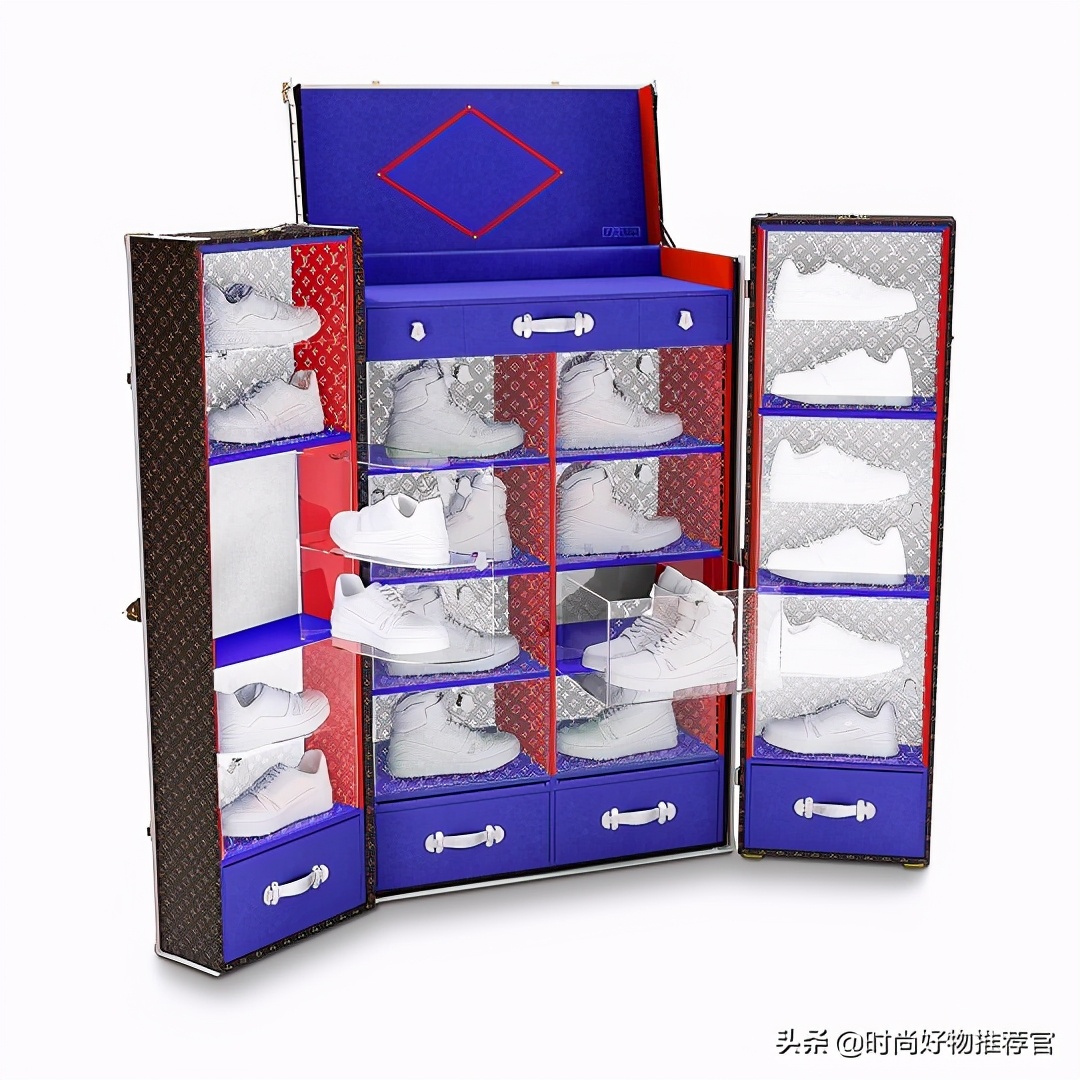 LV新包|NBA合作系列:篮网元素,红白蓝3色细节