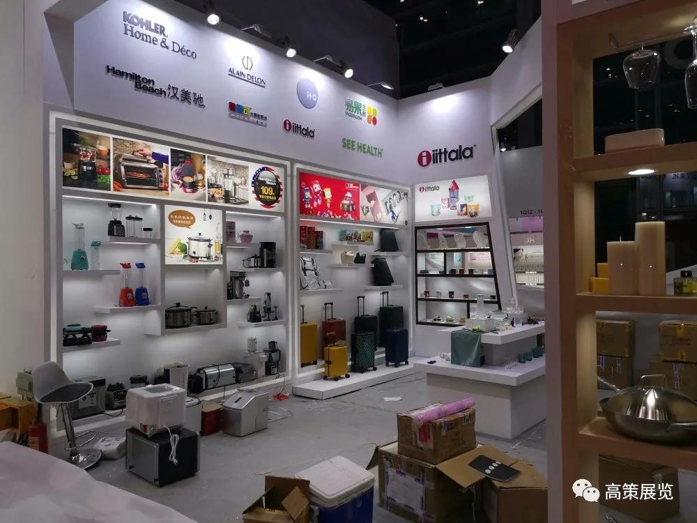 深圳礼品特装展位搭建设计,促销展位设计创意