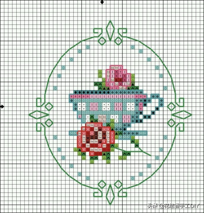 十字绣美丽的画,十字绣美丽花边