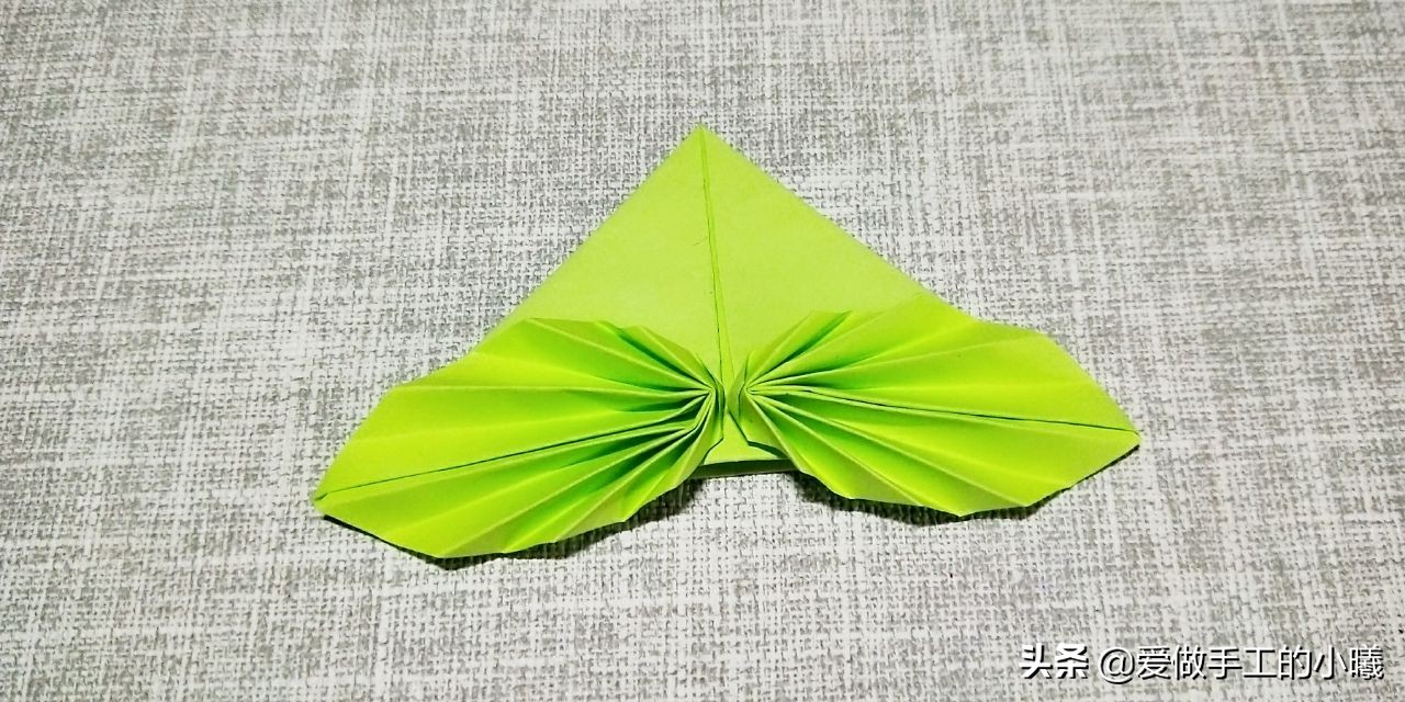 小清新树叶书签折纸，世界读书日专属教程，送给爱阅读的你