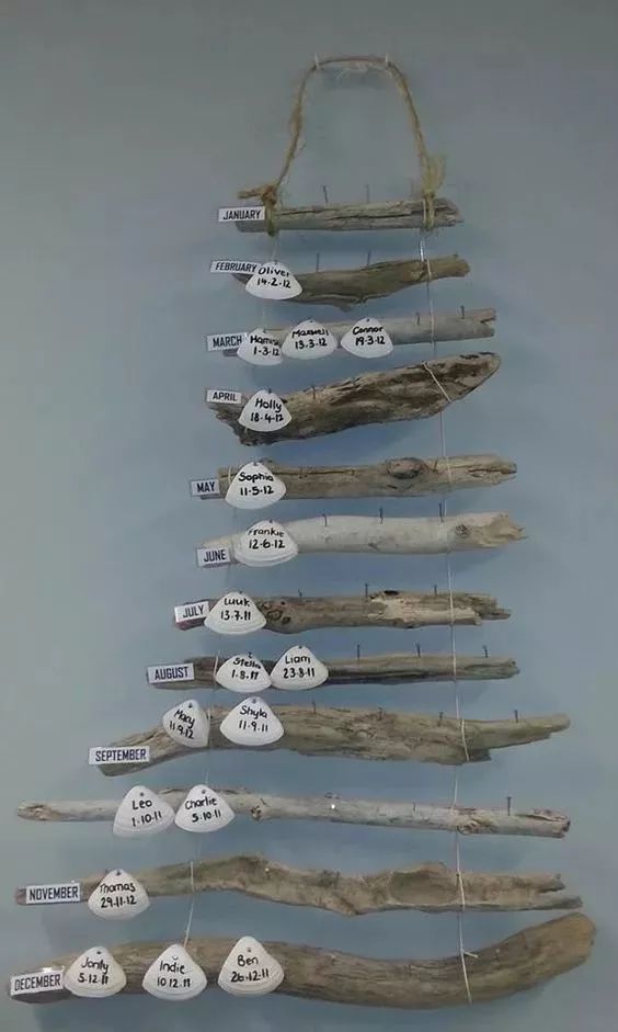 幼儿园用干树枝做成的手工,树枝创意100种手工画幼儿园