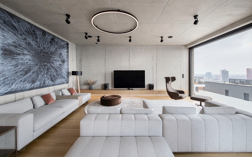 沙发不靠墙的简单装修风格效果,沙发不靠墙的客厅该怎样设计好看