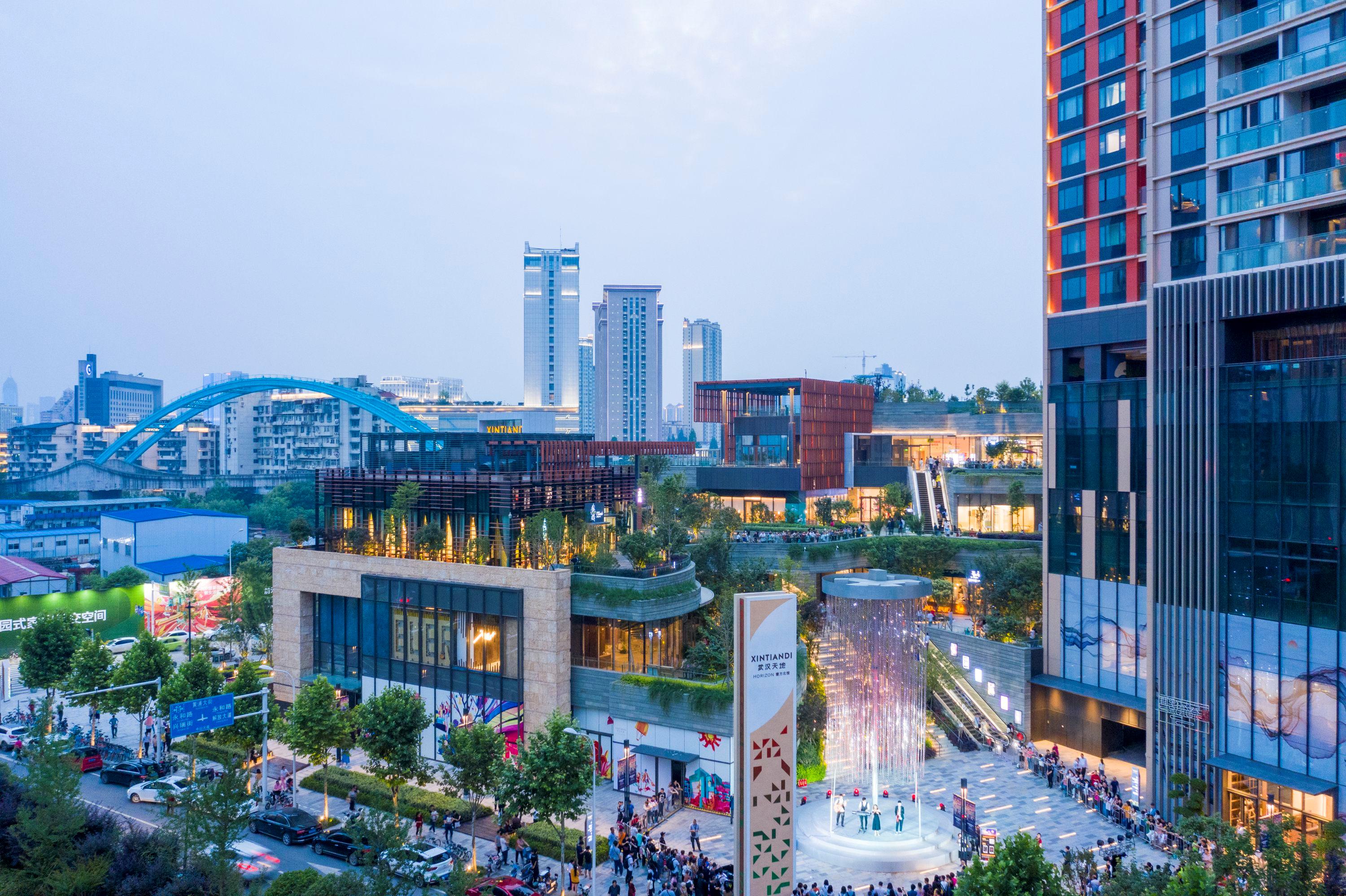 武汉天地壹方北馆定位,武汉天地壹方北馆南馆相连