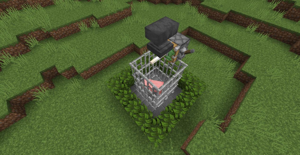 我的世界小型猪灵堡垒怎么做,我的世界教你做带猪圈的房子