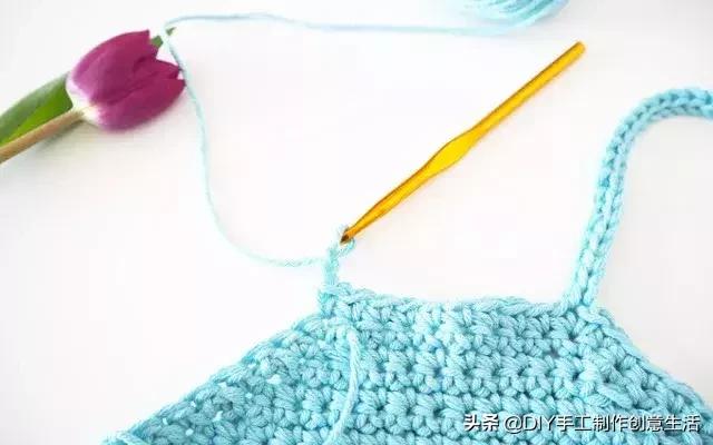 夏天来了，一定要钩一套给自己，有钩织教程