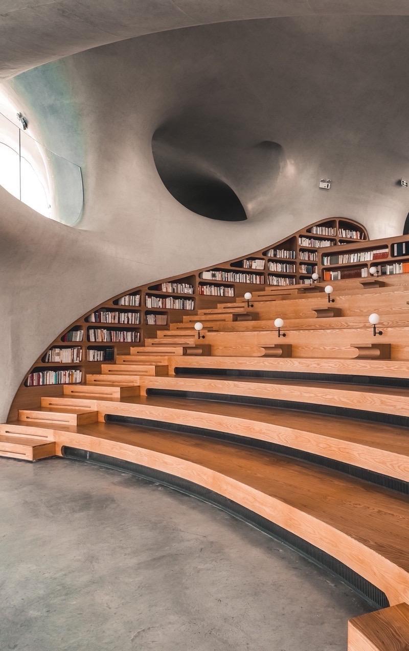 YDD·建筑|无尽的洞|海口“云洞图书馆”—晓书馆