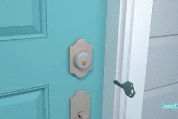 把锁锁上了怎么弄下来,锁怎么样是锁上的