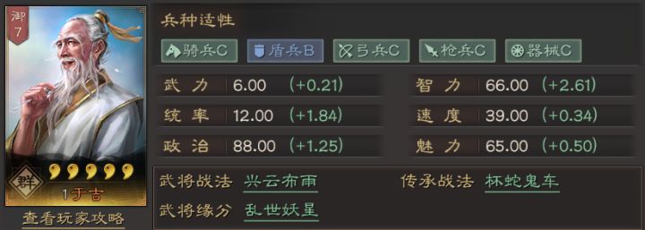 三国志战略版S1三仙最强阵容,三国志战略版新事件战法于吉