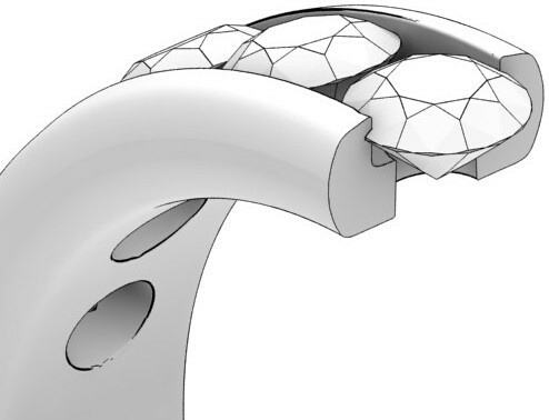 各种钻戒镶钻教程,一克拉钻戒款式无镶嵌