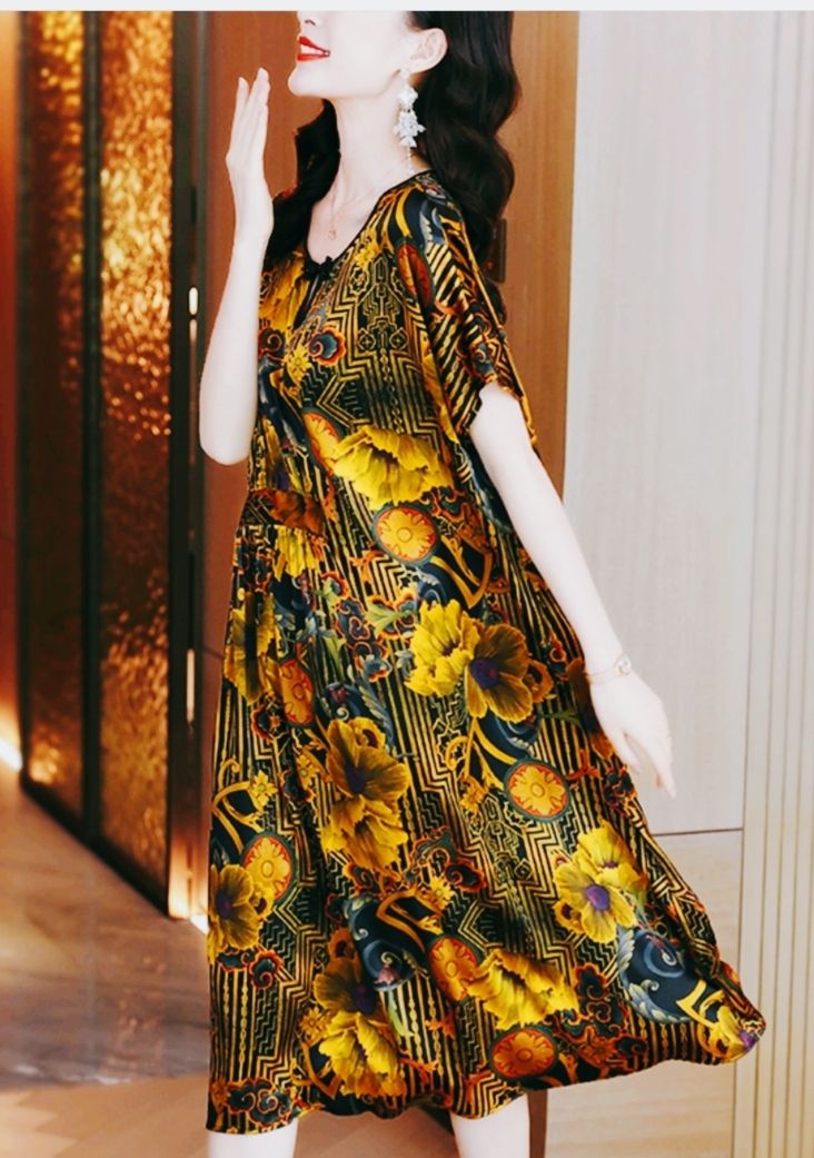 香云纱连衣裙短了怎么办,香云纱连衣裙下边怎么处理