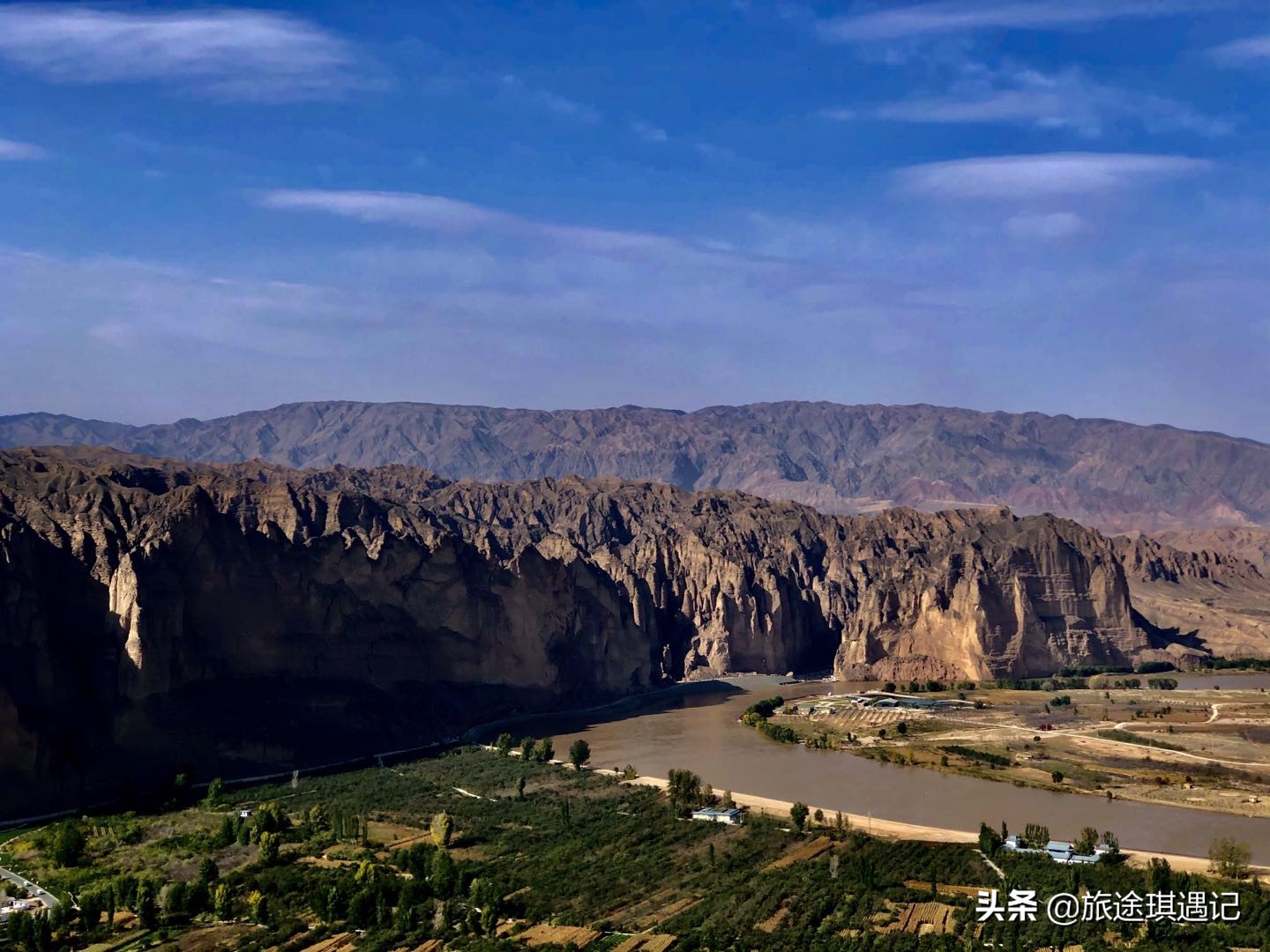 景泰黄河石林22道弯全景,景泰黄河石林全景图