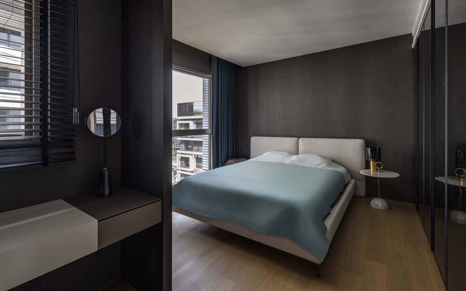 三房一厅的全屋定制柜子设计风格,三室两卫装修柜子效果图现代简约